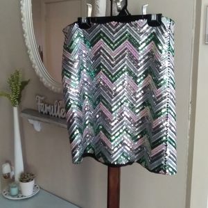 Bedo sequin skirt
